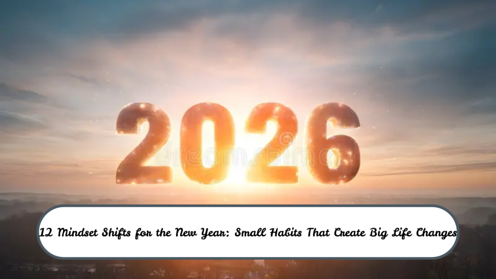 12 Mindset Shifts for the New Year: Small Habits That Create Big Life Changes